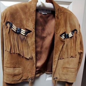 Western  fringed  suede jacket